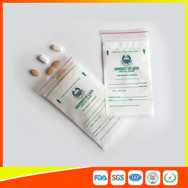 中国 LDPEの明確な医学のジップ ロック式の丸薬は使い捨て可能な病院/薬屋のために袋に入れます サプライヤー
