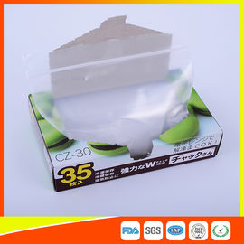 中国 承認される冷たい食糧貯蔵のFDAのための透明なプラスチック ジッパーの上のジッパー ロック袋 サプライヤー