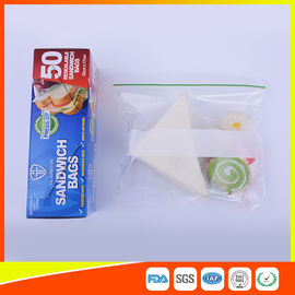 中国 食糧貯蔵のための多サイズのジップ ロック式のポリ袋、ジッパー サンドイッチは受諾可能なOEMを袋に入れます サプライヤー