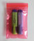 ピンク色の帯電防止プラスチック ジッパー ロック包装袋の再販可能空気堅く サプライヤー