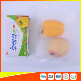 中国 透明なフルーツの包装のジッパーの上のフリーザーはプラスチックHDPE/LDPE材料を袋に入れます サプライヤー