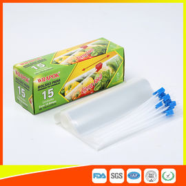 中国 スライダーのジッパーが付いている小さいリサイクルされた透明なプラスチック気密の食糧貯蔵袋 サプライヤー