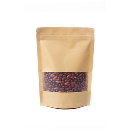 中国 注文のResealableクラフト紙のコーヒー包装袋のジップ ロック式の食糧袋の袋 サプライヤー